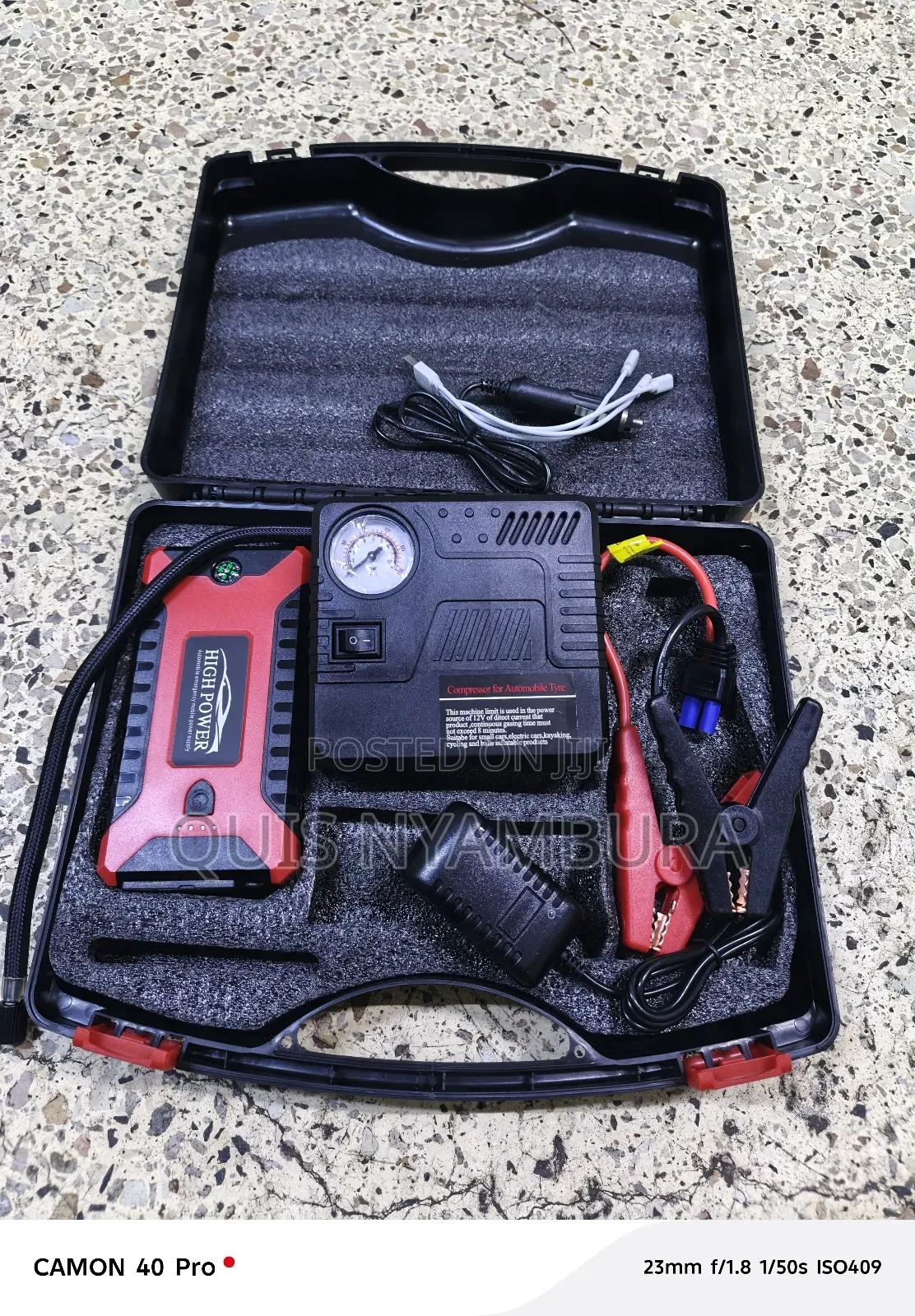 Portable Jump Starter/ Rechargeable Jump Starter