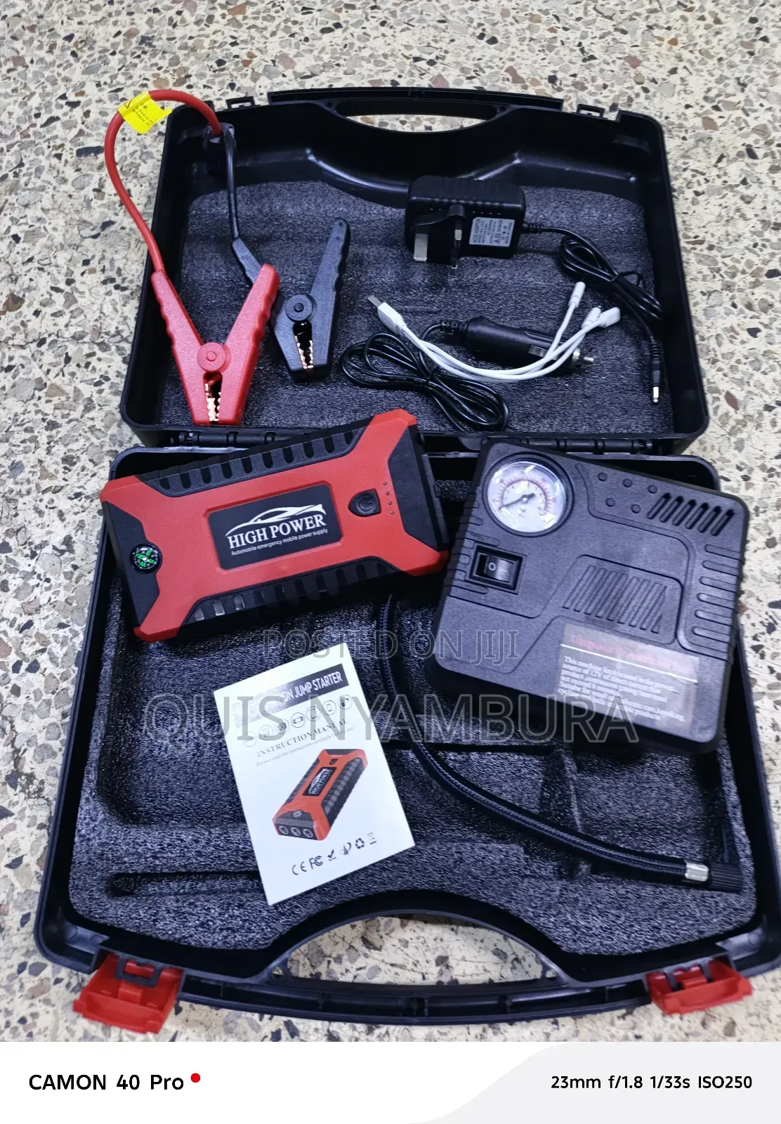 Portable Jump Starter/ Rechargeable Jump Starter