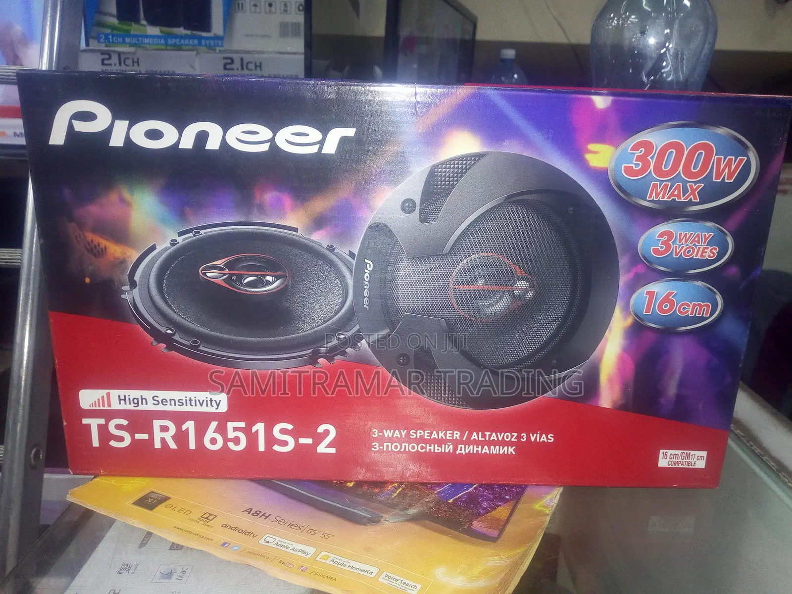 Ts-R1651s-2 Pioneer 16cm (6.5" Round) 3-Way in-Car Speakers 300w Max