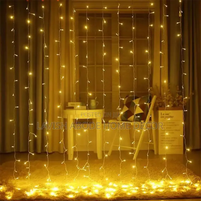 Curtain Lights 3m by 3m Led Fairy Decorative Christmas