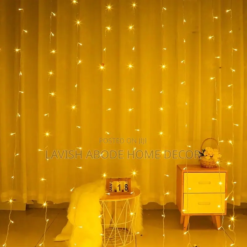 Curtain Lights 3m by 3m Led Fairy Decorative Christmas