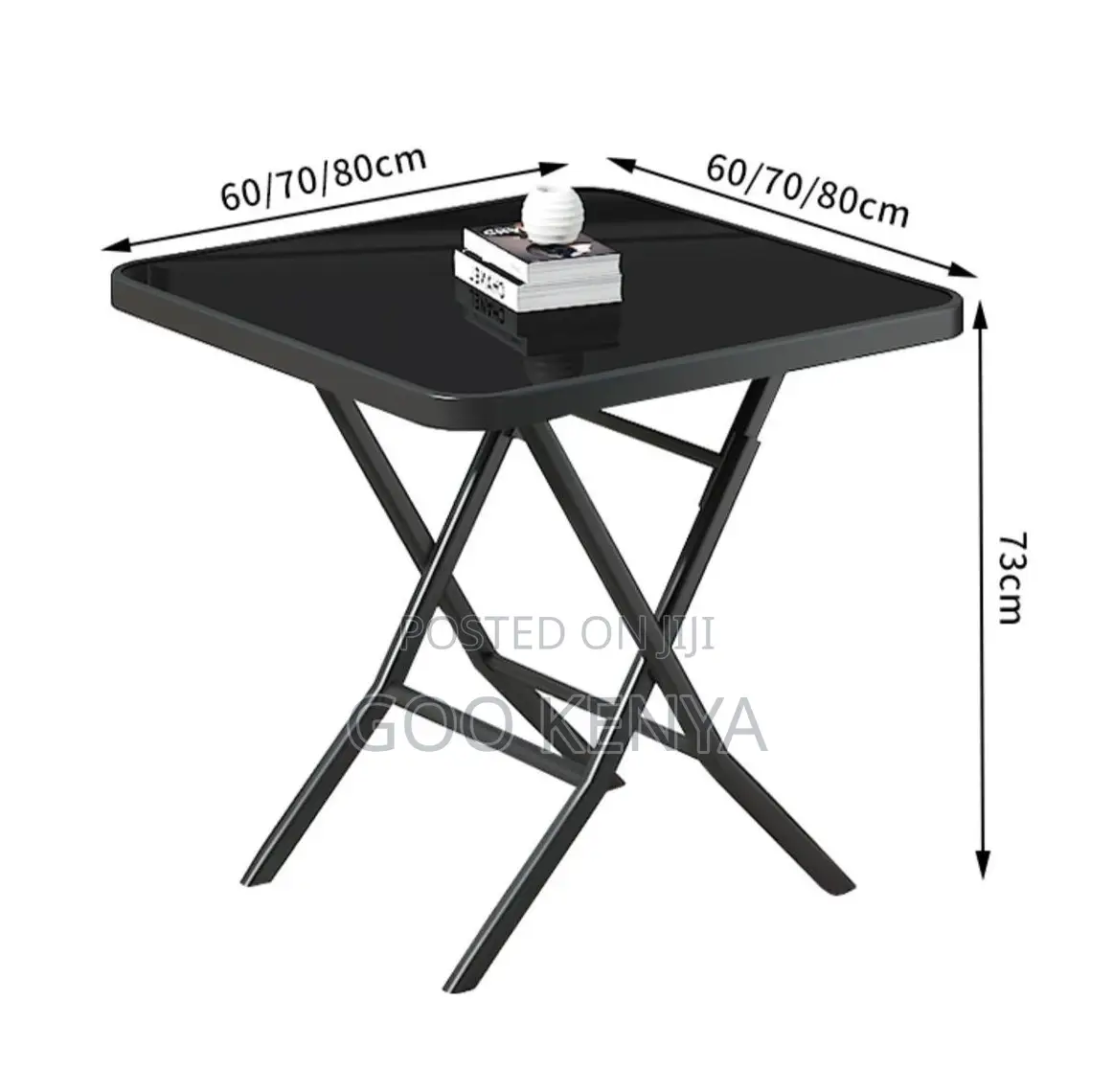 Home Table; Folding Outdoor Dining and Leisure Table for Patio/Garden