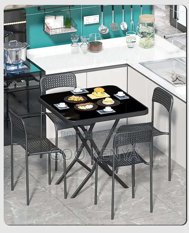 Home Table; Folding Outdoor Dining and Leisure Table for Patio/Garden