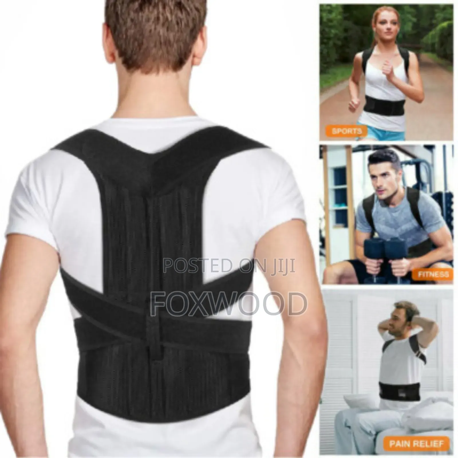 Adjustable Back Brace Posture Corrector Belt
