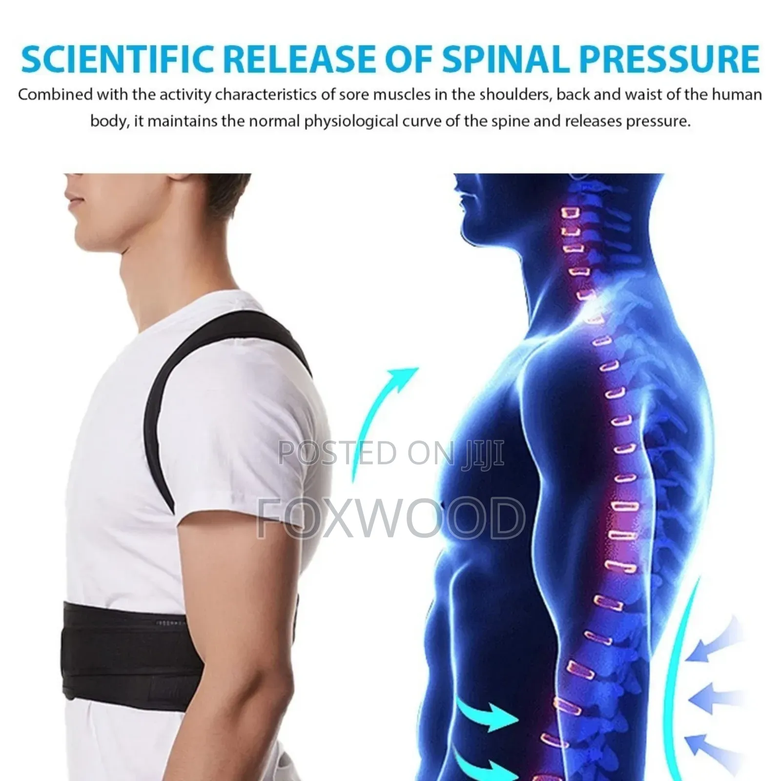 Adjustable Back Brace Posture Corrector Belt