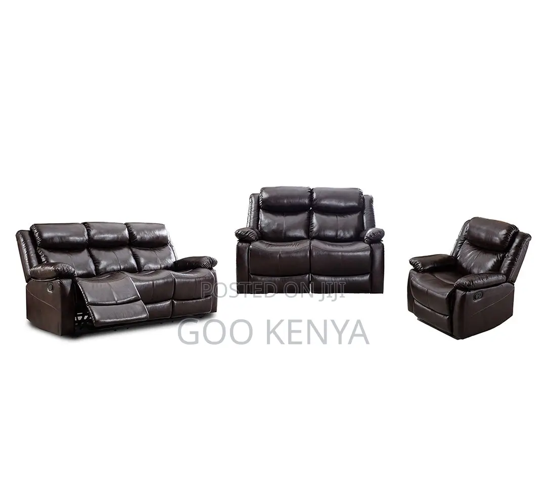 Home Sofa; Leather Loveseat Recliner Sofa Set for Living Room