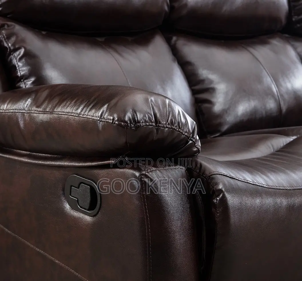 Home Sofa; Leather Loveseat Recliner Sofa Set for Living Room