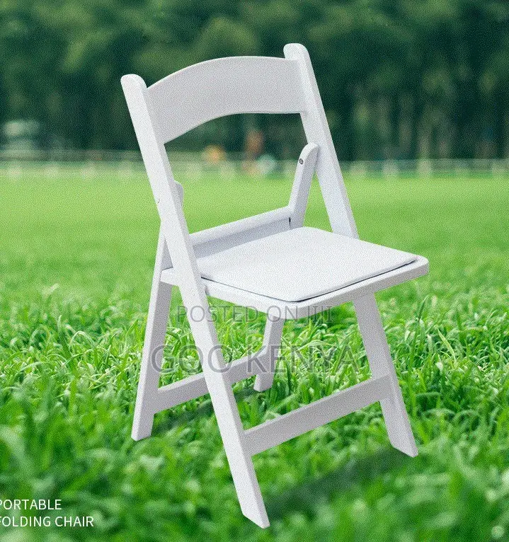 Home Chair;White Folding Chair for Banquet and Wedding Durable Plastic