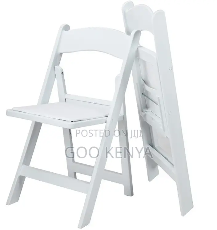 Home Chair;White Folding Chair for Banquet and Wedding Durable Plastic