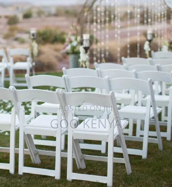 Home Chair;White Folding Chair for Banquet and Wedding Durable Plastic