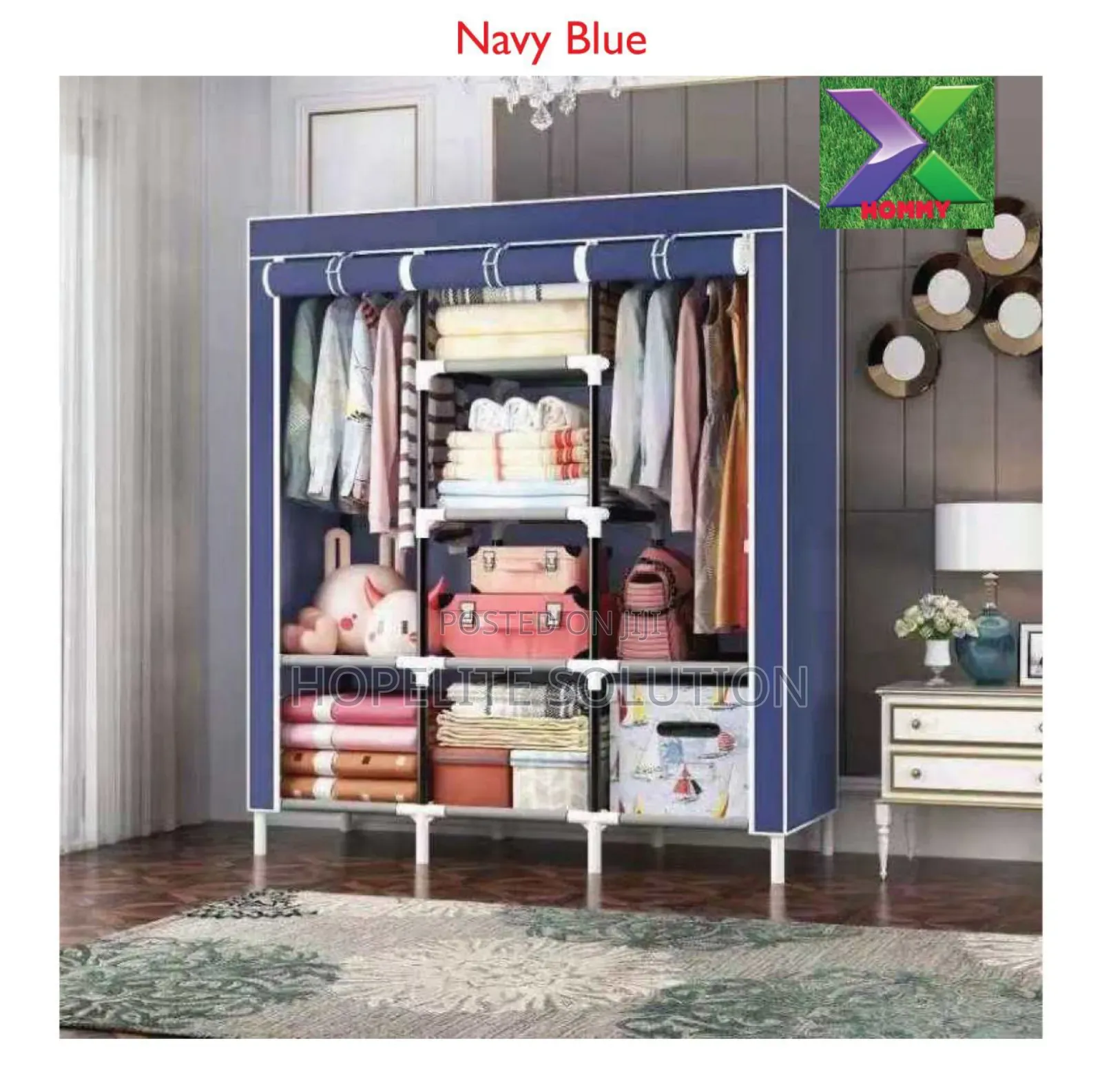 Metallic Wardrobe(3 Column)