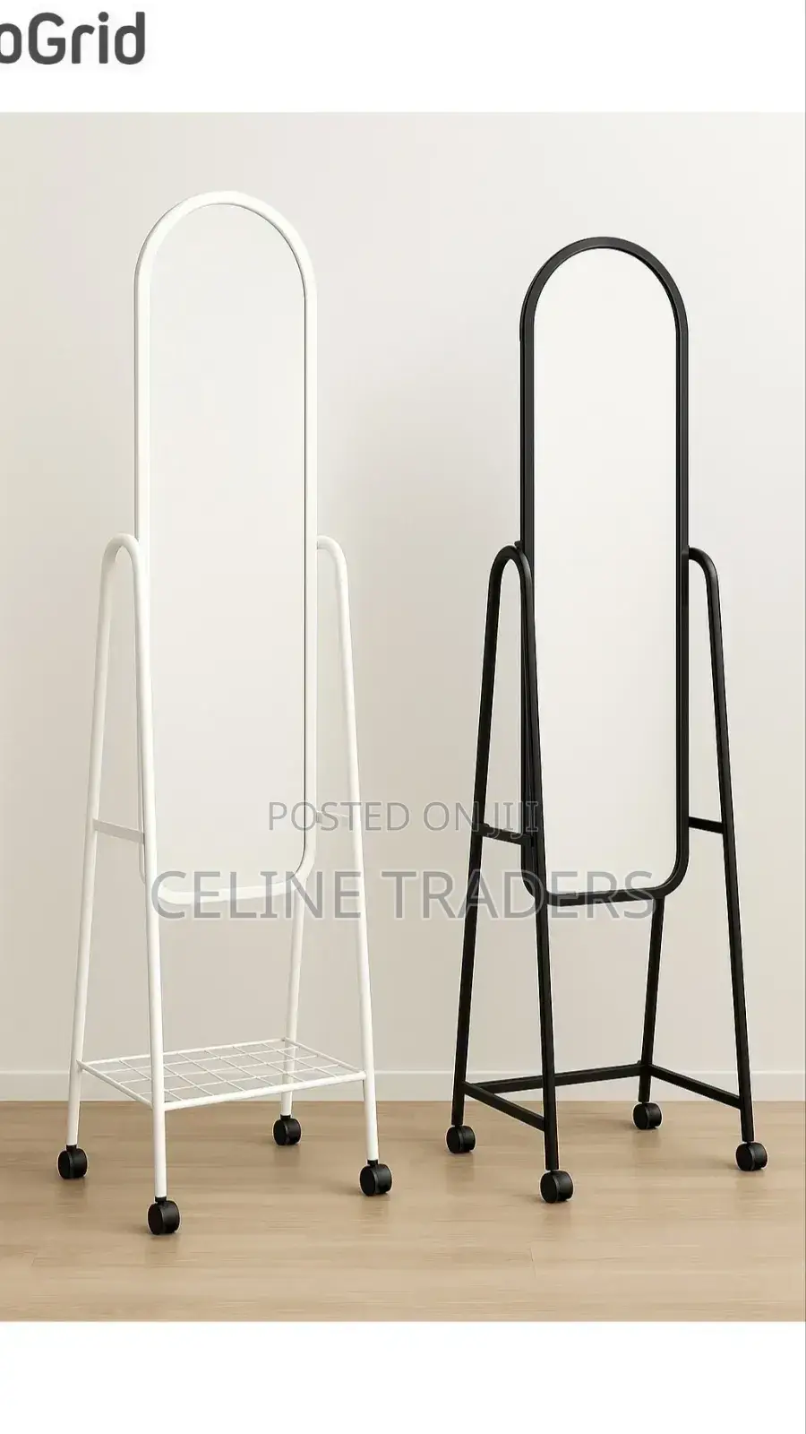 36cm Dressing Mirror With Wheels