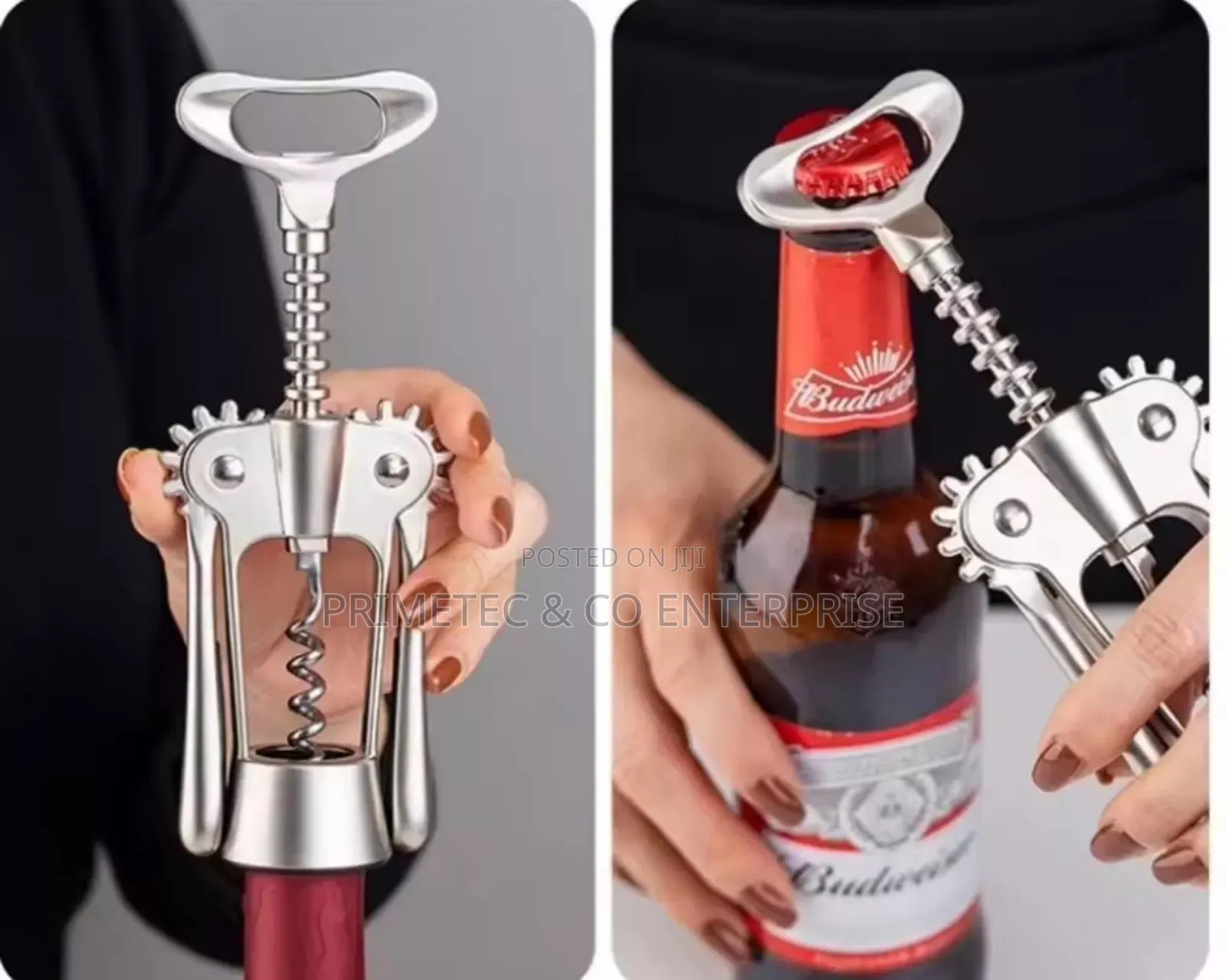 Heavy Duty Stainless Steel Corkscrew Wine Opener