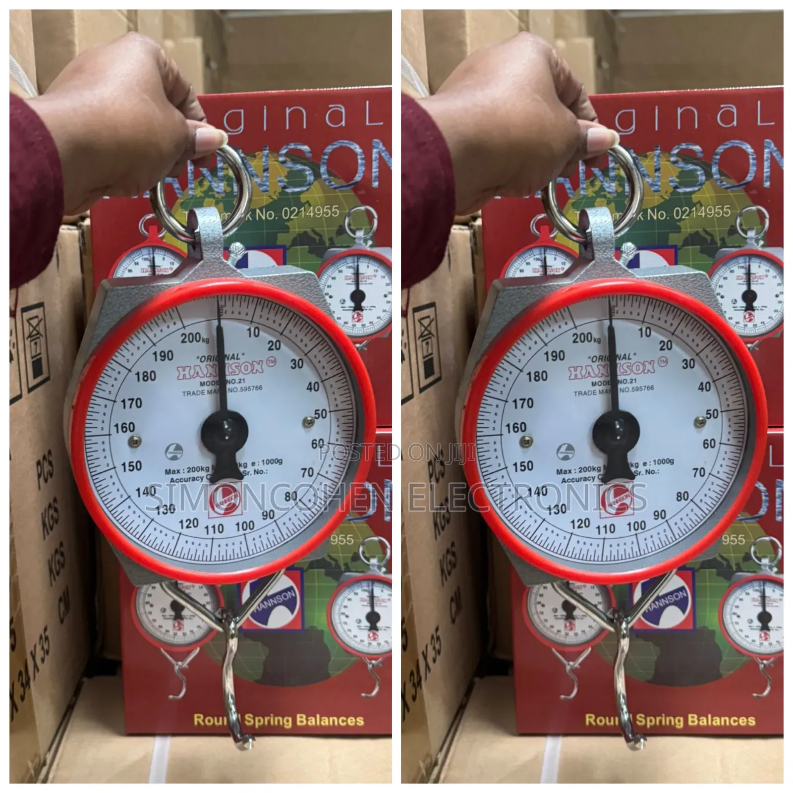 Hanson 200kg Scale With Hooks