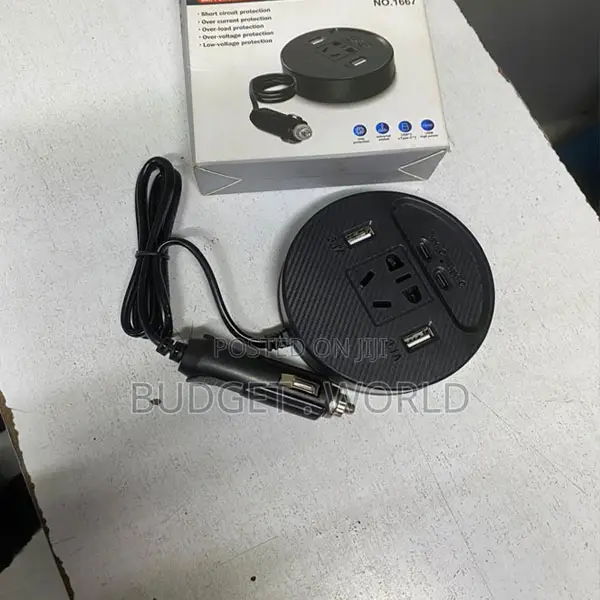 4 Usb Ports Car Inverter 150w to Converter 12v Dc in 220v Ac