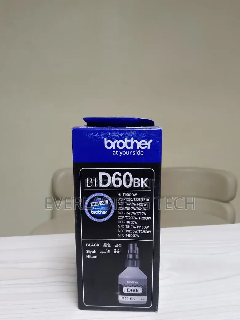 Brother Bt-D60 Bk Black Ink Bottle Original