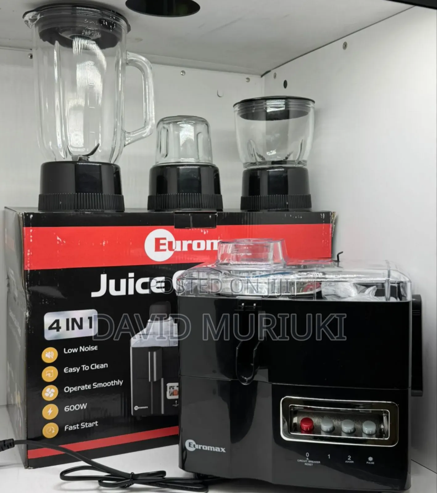 Euromax 4 in 1 Food Processor 600w