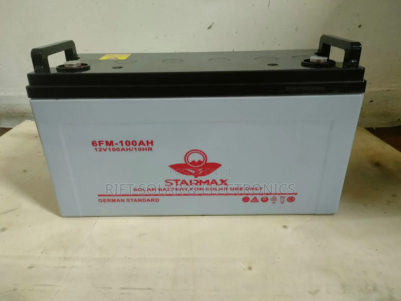 100ah Starmax Solar Battery Gel Heavy Duty