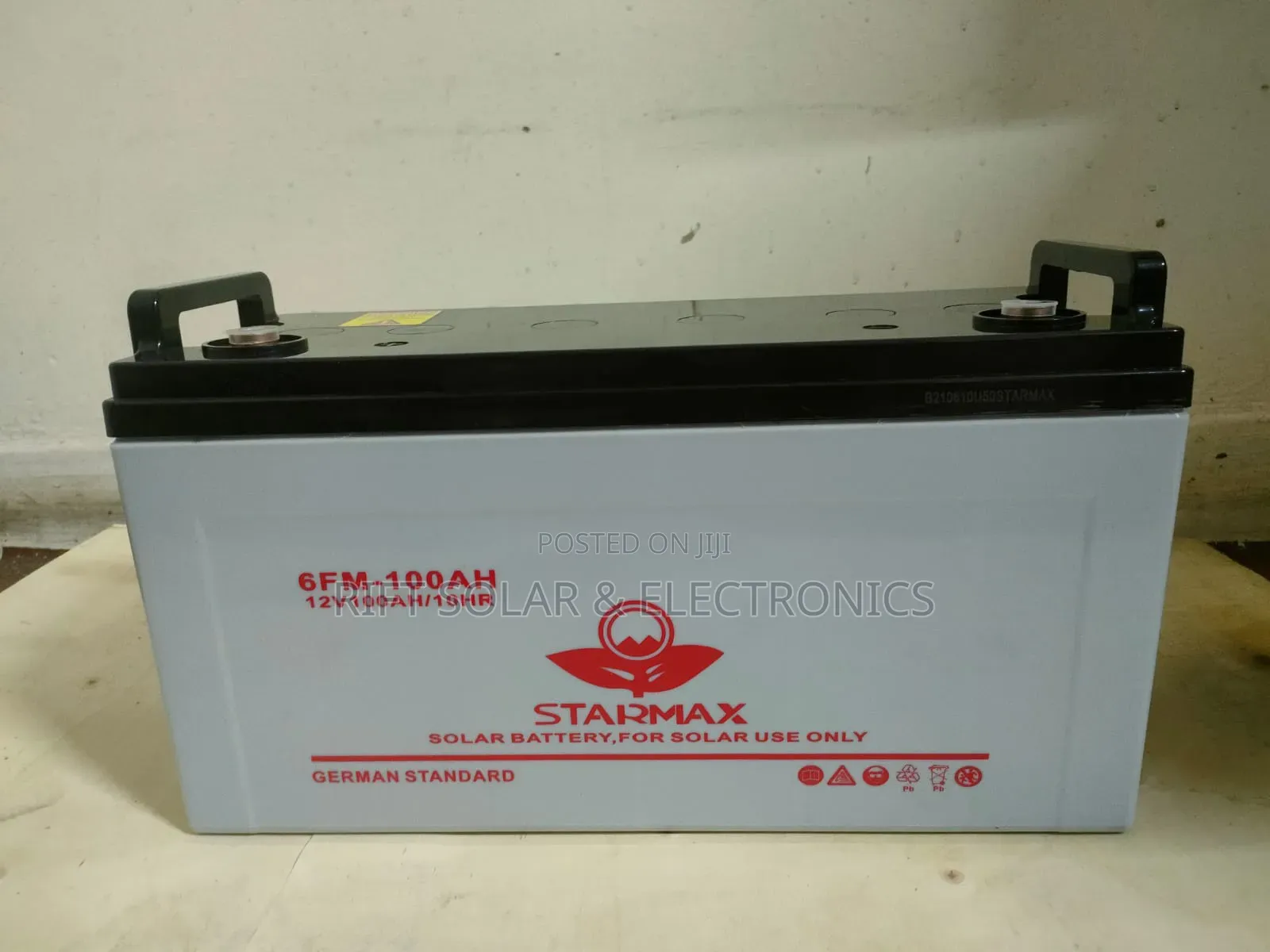 100ah Starmax Solar Battery Gel Heavy Duty