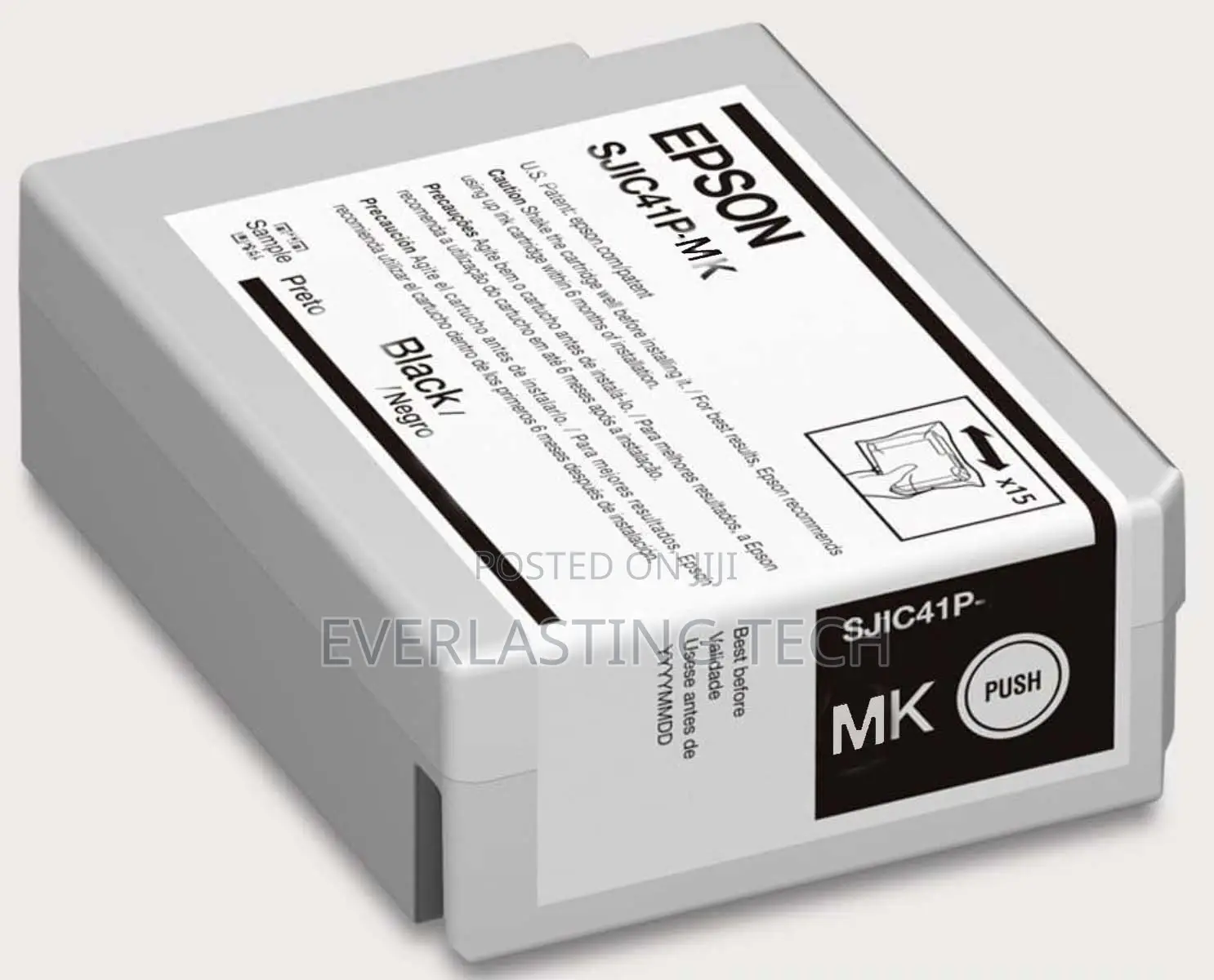 Epson Sjic42p-Bk C4000 Black Ink