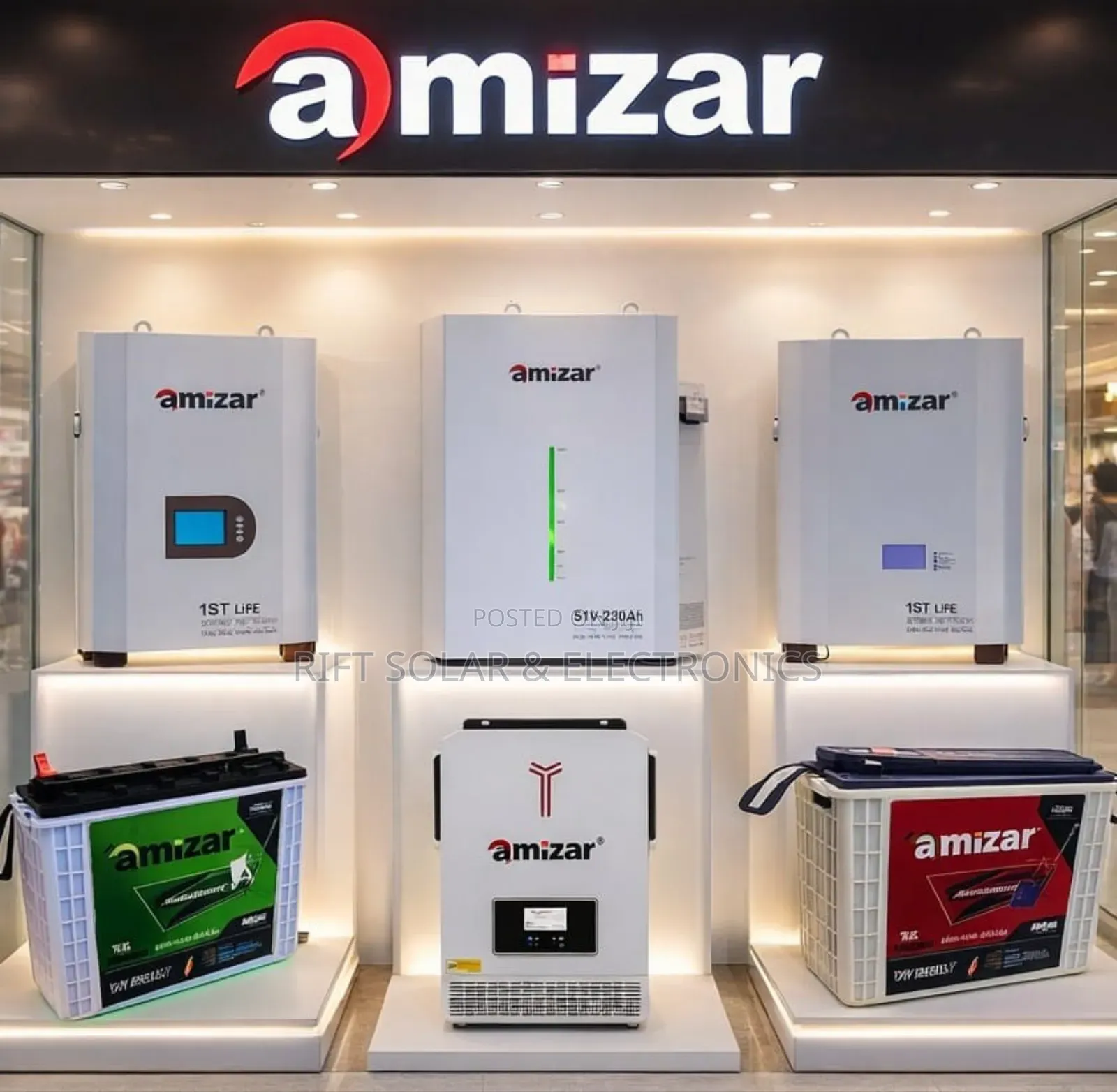 11.77 KWH - 48v Amizar High Performance Lithium Ion Lifepo4 Battery