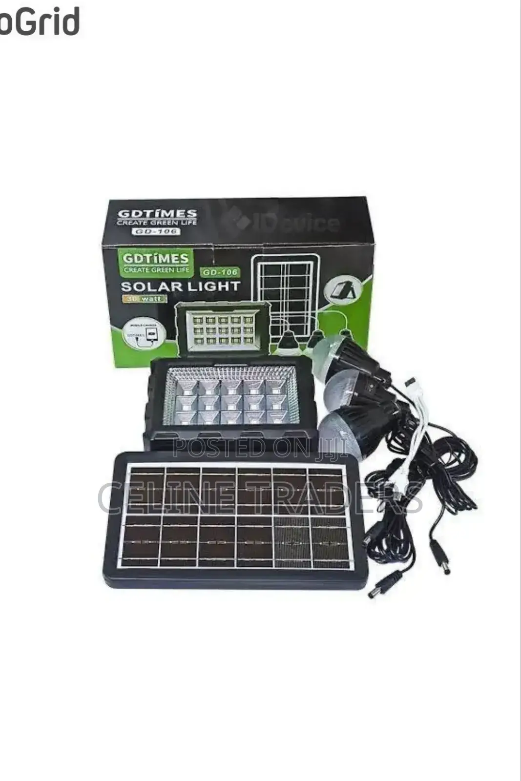 Gd-106 Home Solar Lighting Kit – Reliable Portable”