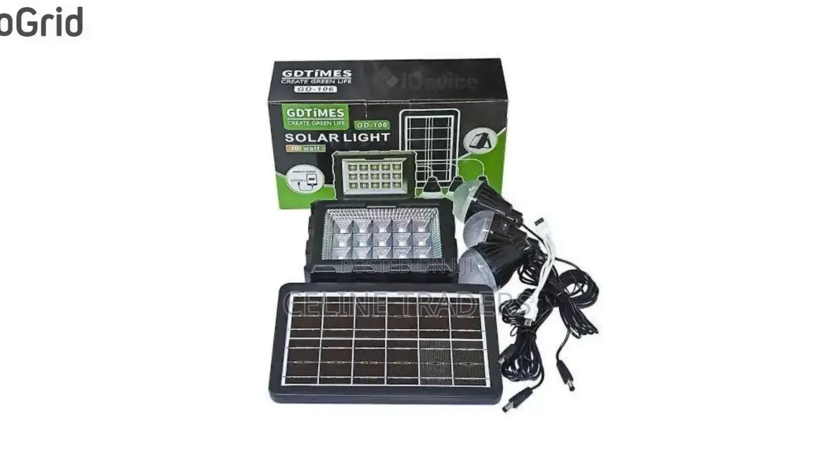 Gd-106 Solar Home Lighting Kit for Off-Grid Use”