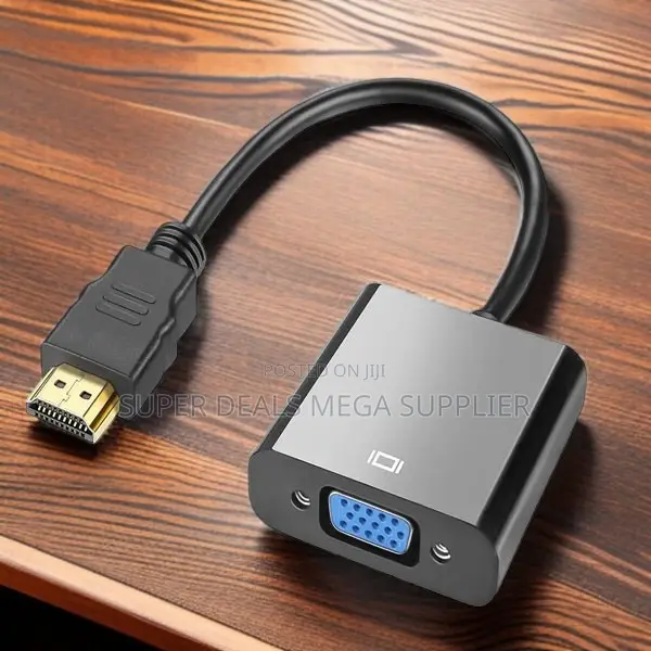 Hdmi to Vga Cable With Audio for Laptop Pc Monitor