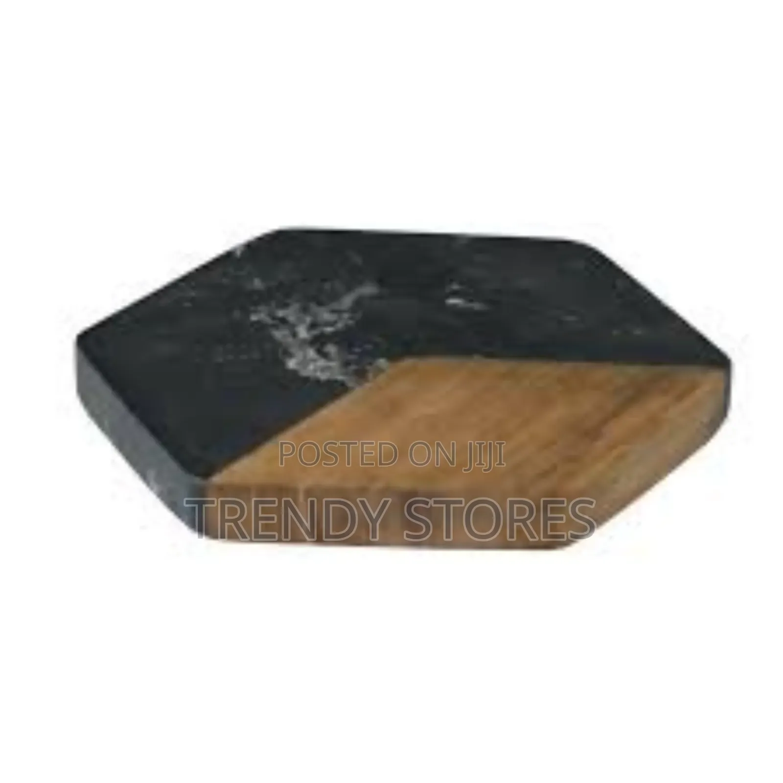 6pcs Marble & Wood Coasters
