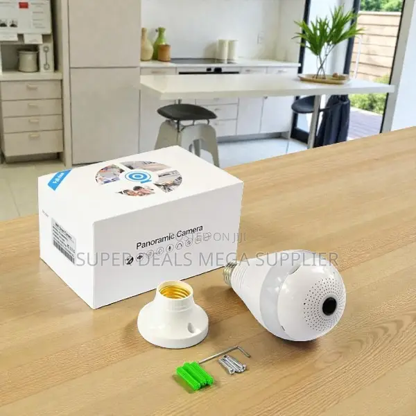 360 Degree Smart Home 1080p Full Hd Video Recording Wifi Bulb Camera