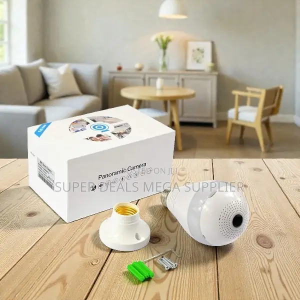 360 Degree Full Hd 1080p With Motion Detection Wifi Bulb Camera