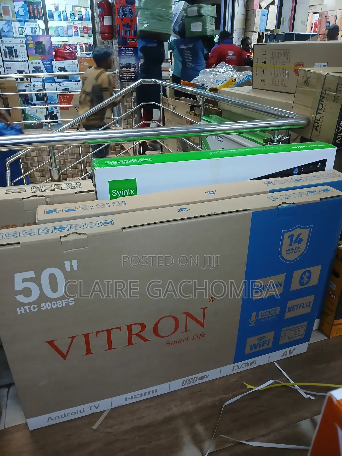 Vitron 50 Inch Frameless Uhd Android Tv Bluetooth