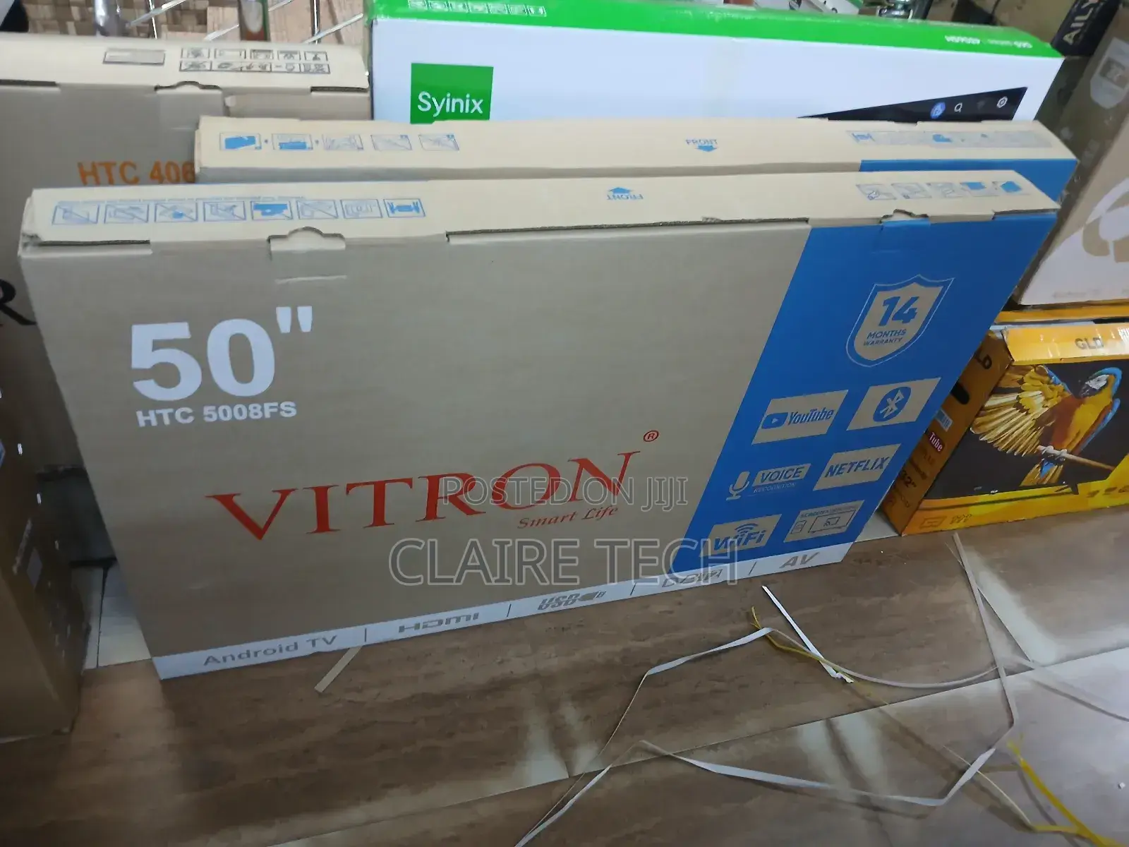 Vitron 50 Inch Frameless Bluetooth Inbuilt Decoder Uhd Android Tv