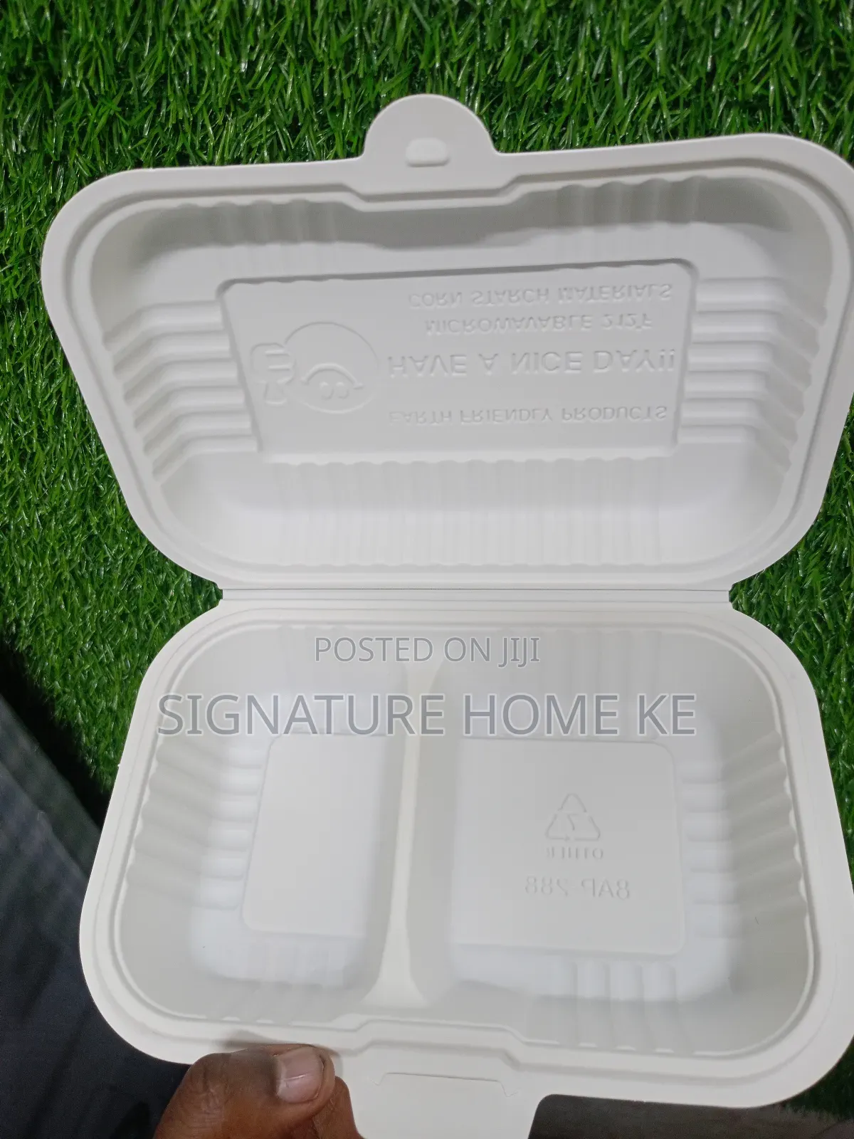 12ps Partitoned Disposable Lunch Box/Food Storage Container