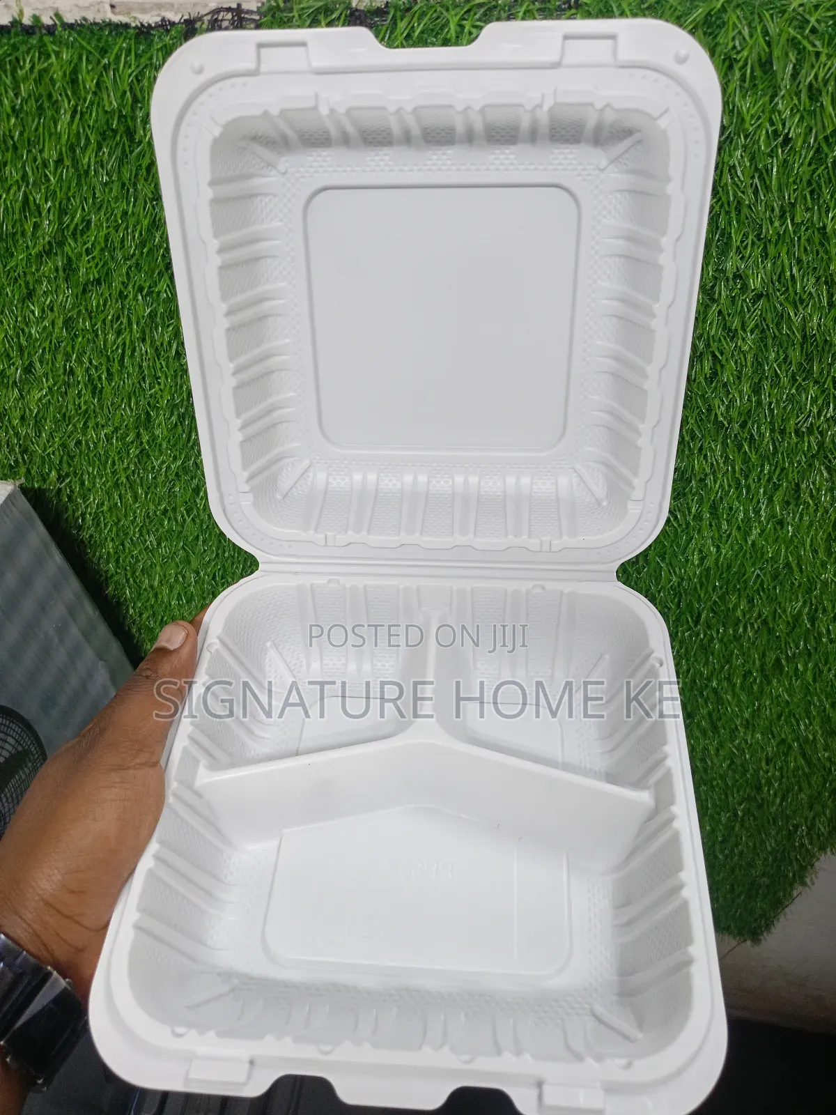 12ps Partitoned Disposable Lunch Box/Food Storage Container