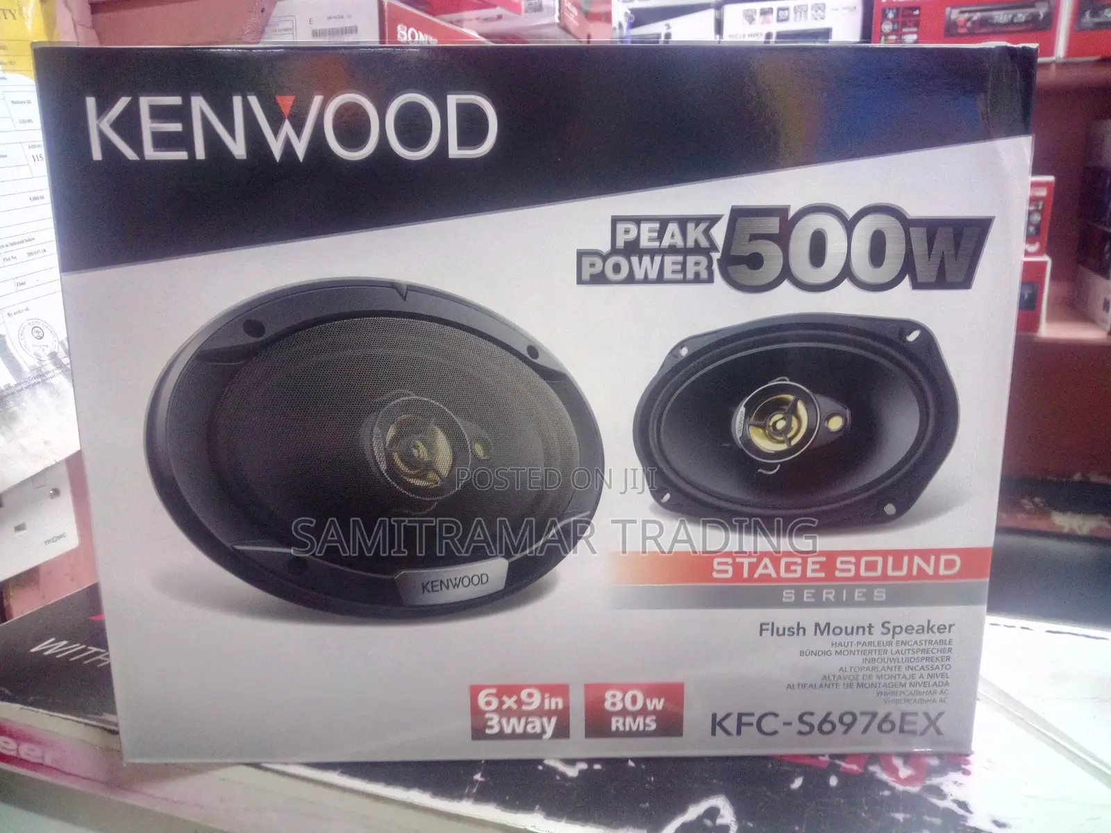 KFC-S6976ex Kenwood 6"X9" 3-Way Coaxial in-Car Speakers 500w Max