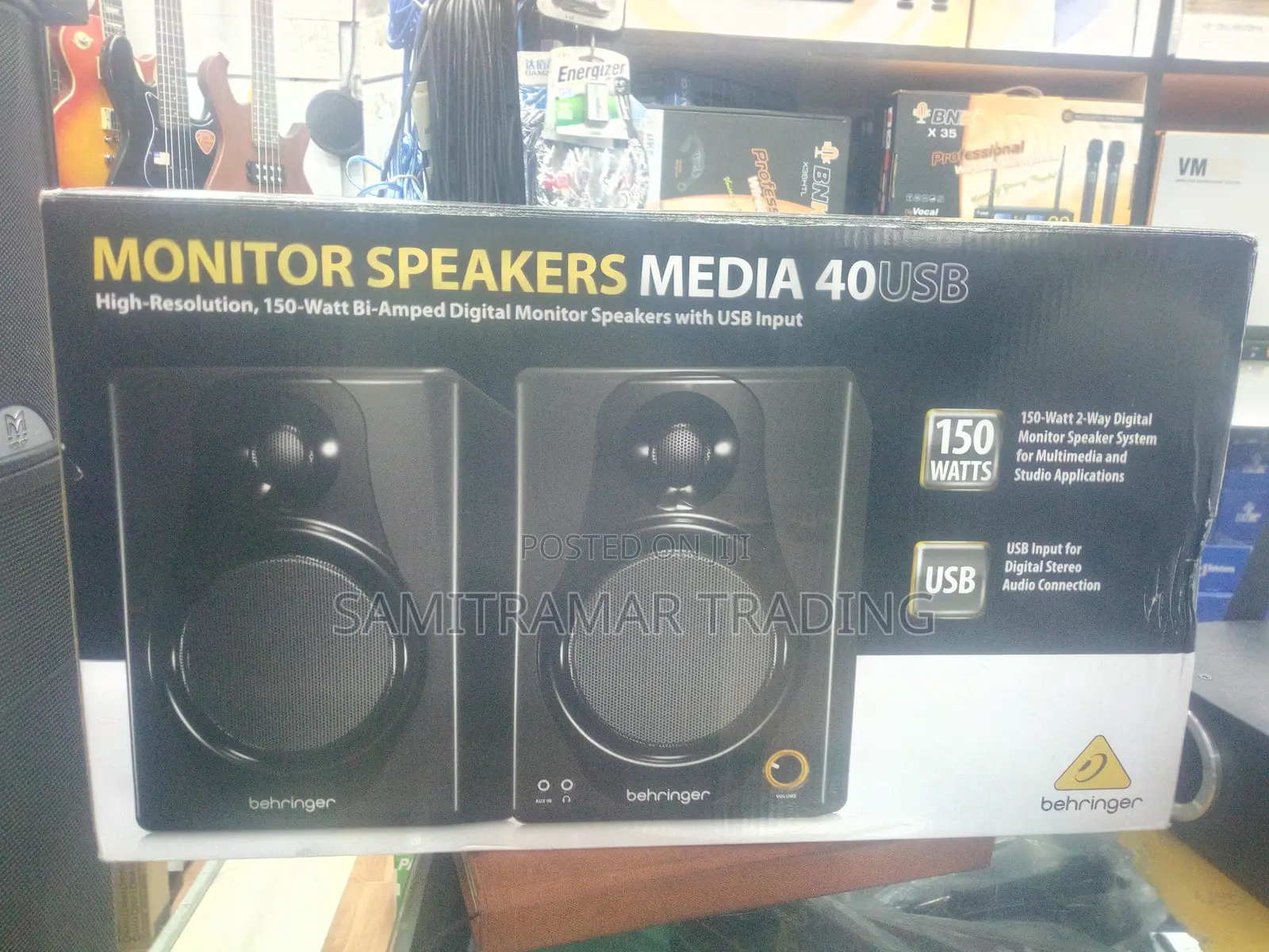 Media 40usb: Behringer 40w Bi-Amplified Digital Monitor Speakers