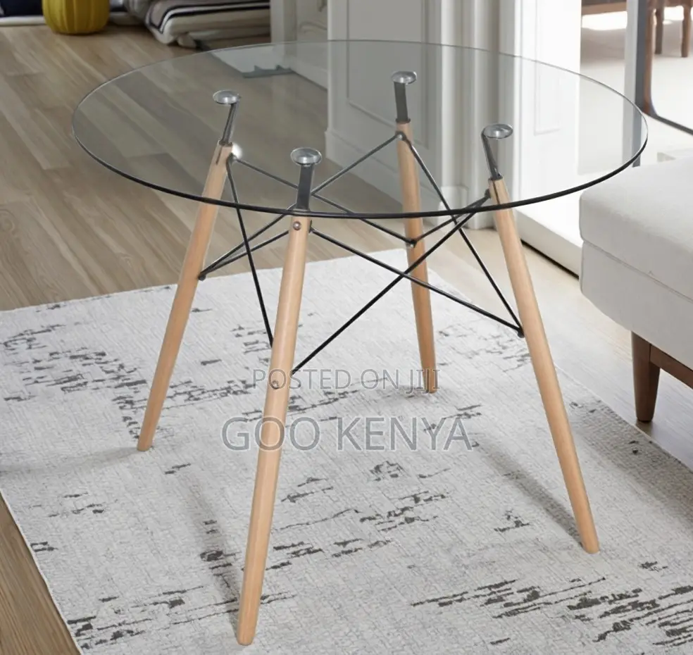 Home Table;Modern Flat-Pattern Glass Dining Table for Hotels and Homes