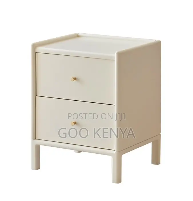 Home Cabinet; Hotel-Grade Solid Wood Nightstand With Storage