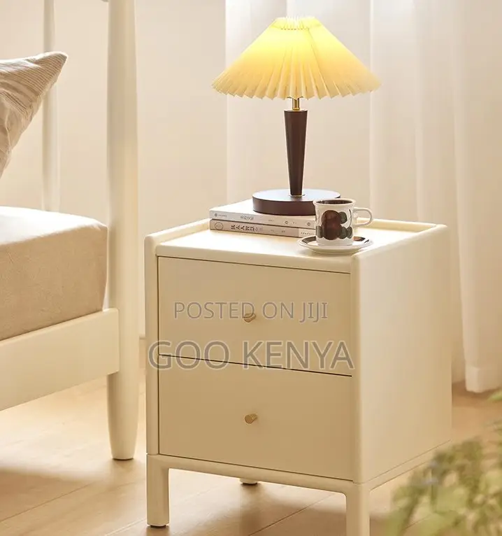 Home Cabinet; Hotel-Grade Solid Wood Nightstand With Storage