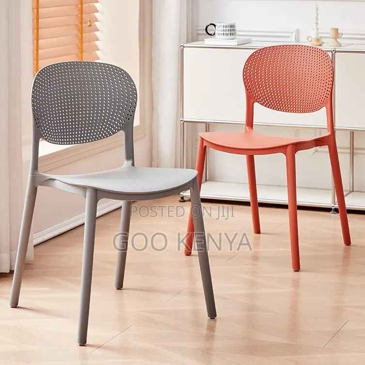 Home Chair; Lightweight Plastic Stackable Chair for Home Restaurant