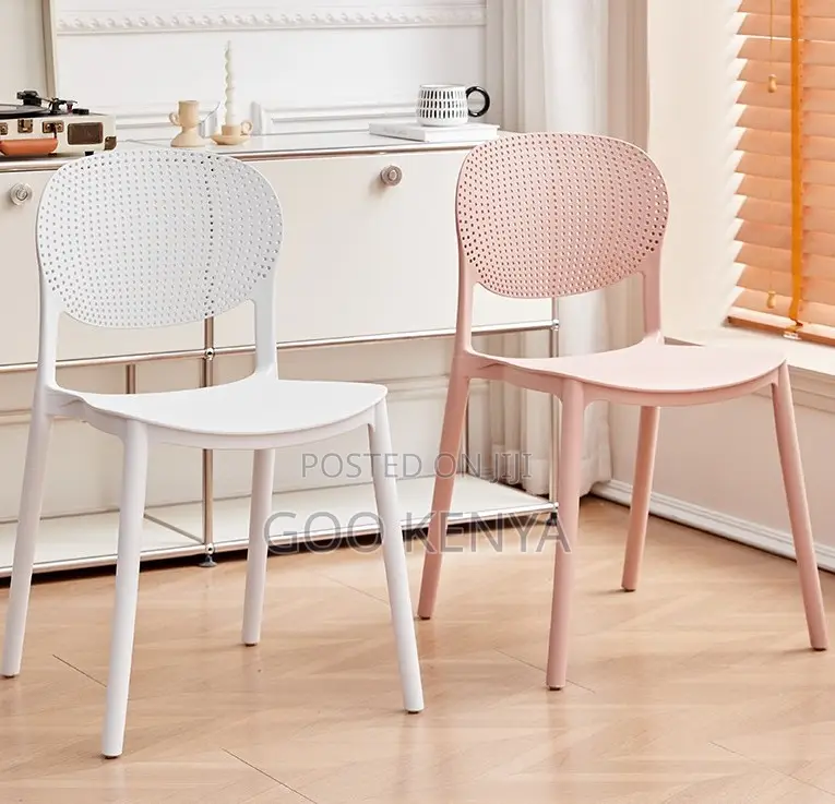 Home Chair; Lightweight Plastic Stackable Chair for Home Restaurant
