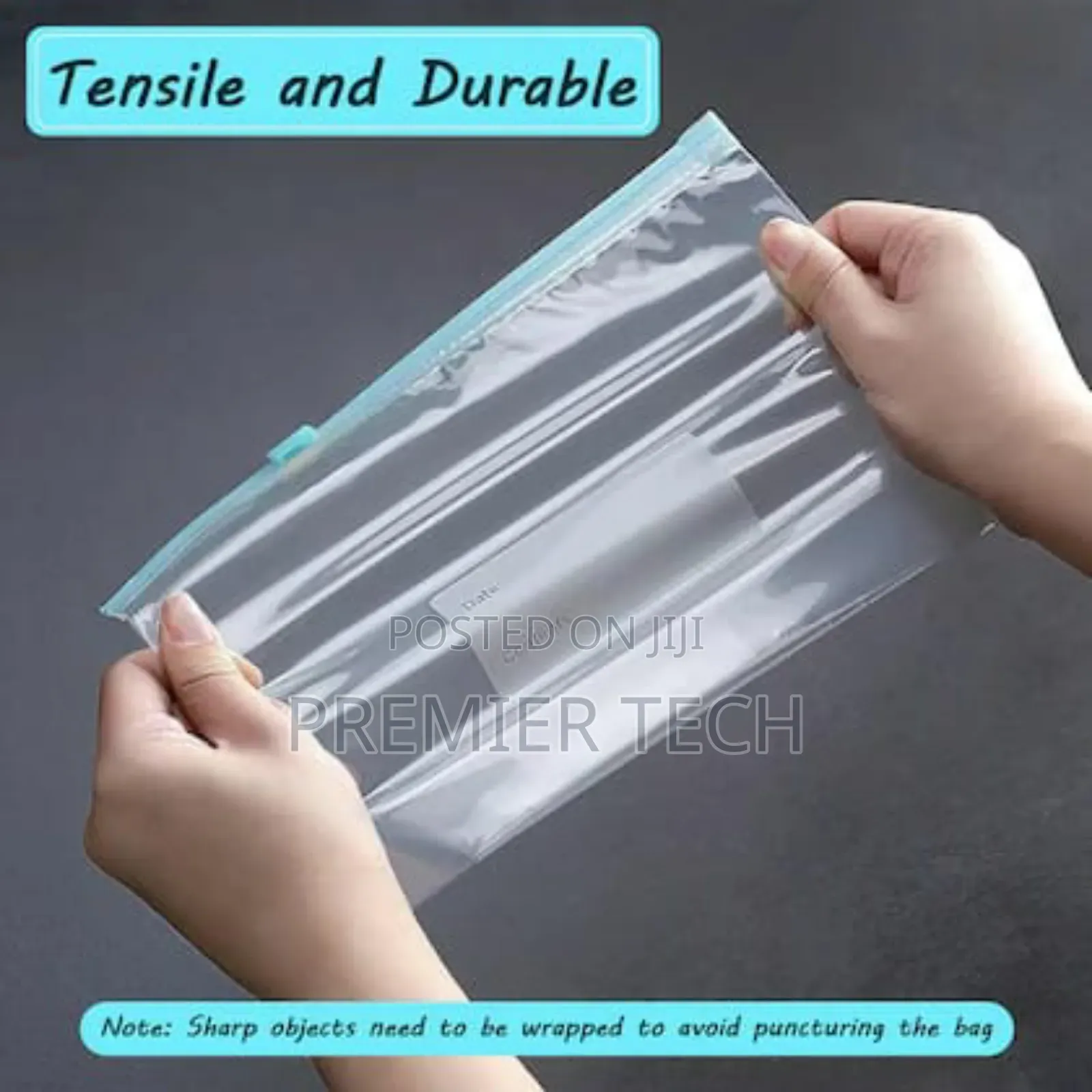 20 Pieces Reusable Fridge Zipper Bags