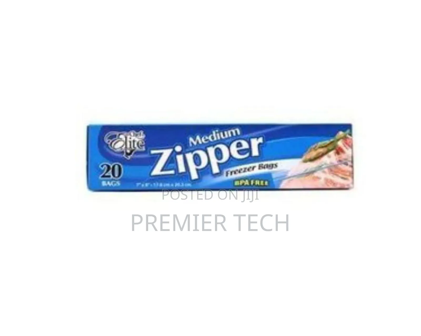 20 Pieces Reusable Fridge Zipper Bags