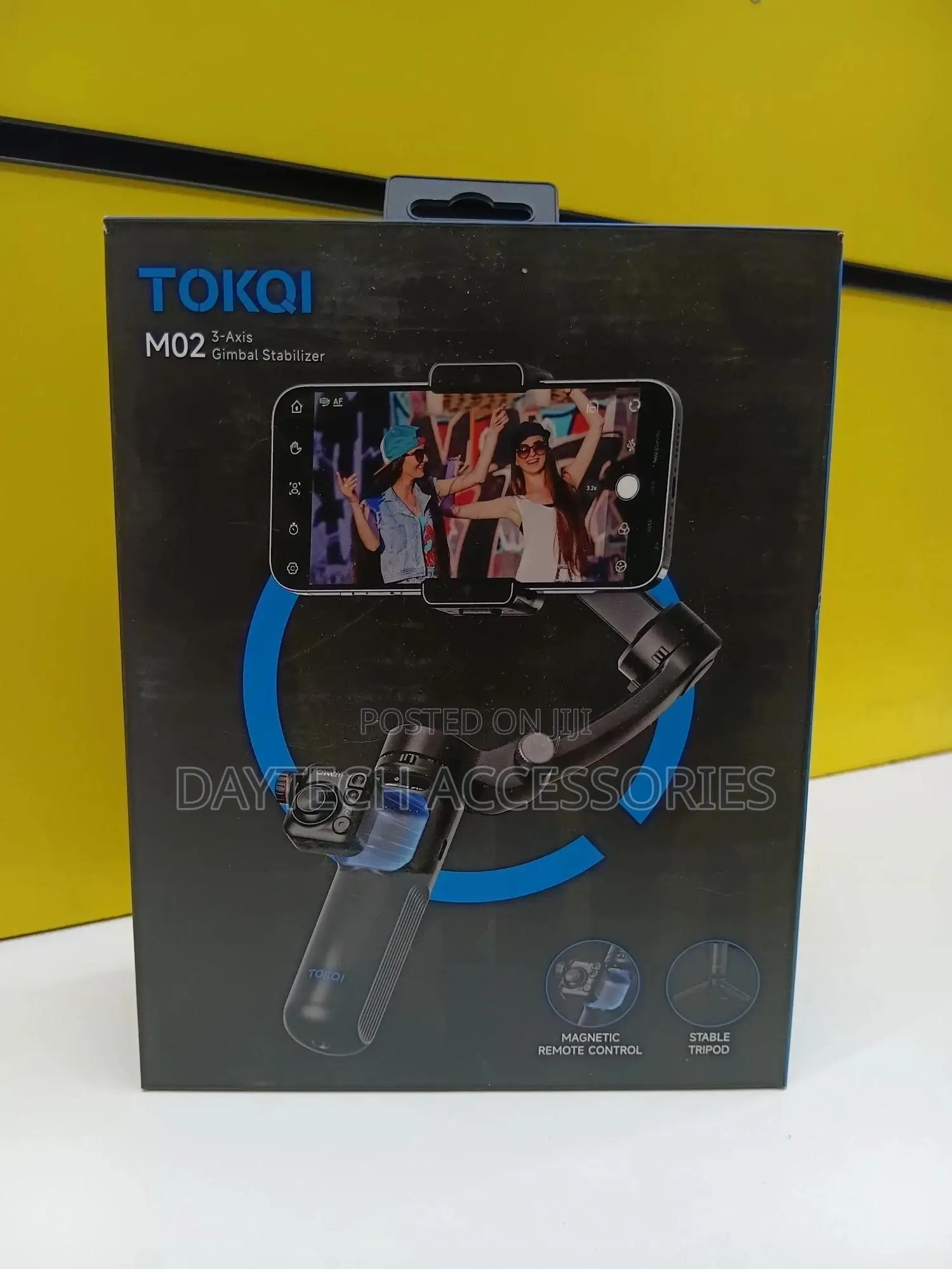 This Is a Tokqi M02 3-Axis Gimbal Stabilizer for Smartphones.