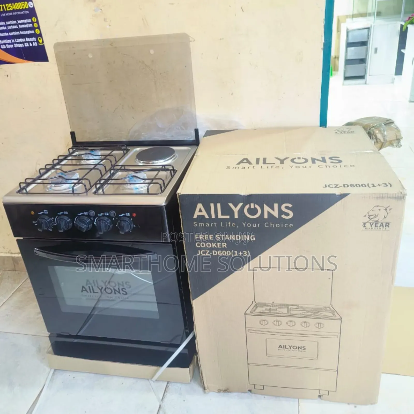 60*60 Ailyons 3+1 Standing Cooker