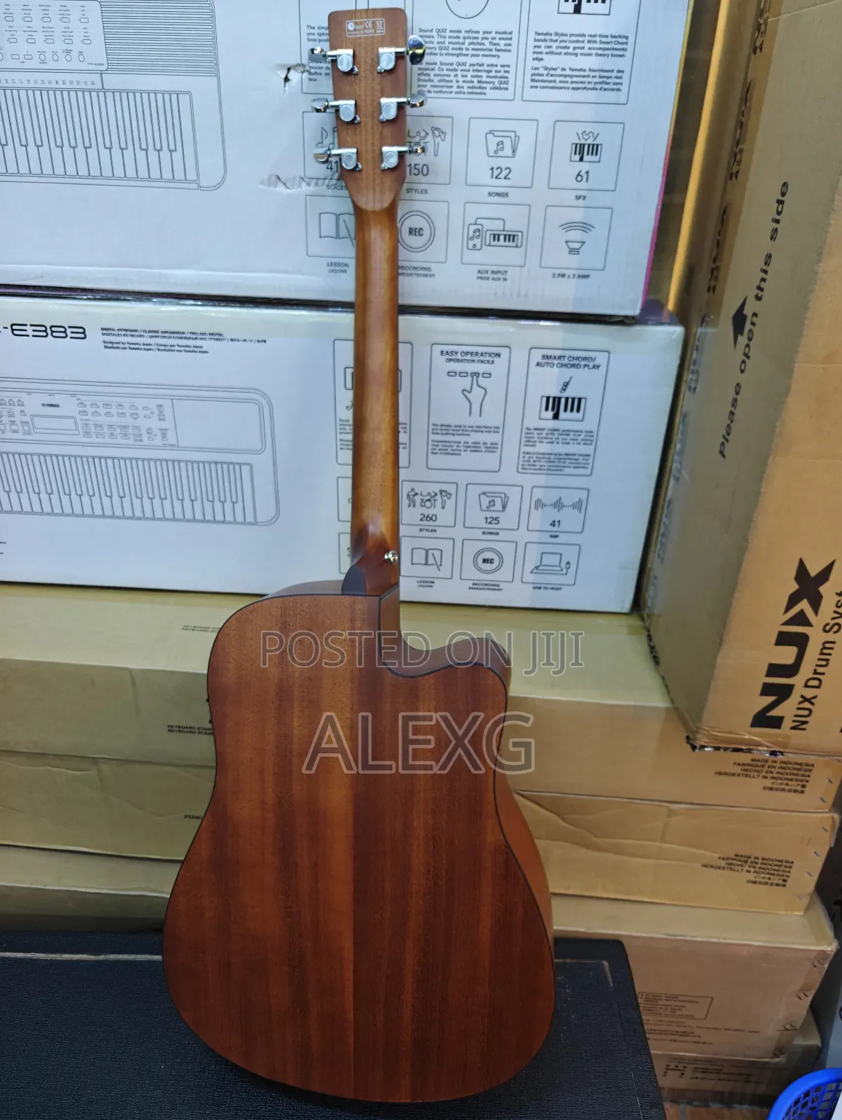 Left Handed Semi Acoustic Guitar