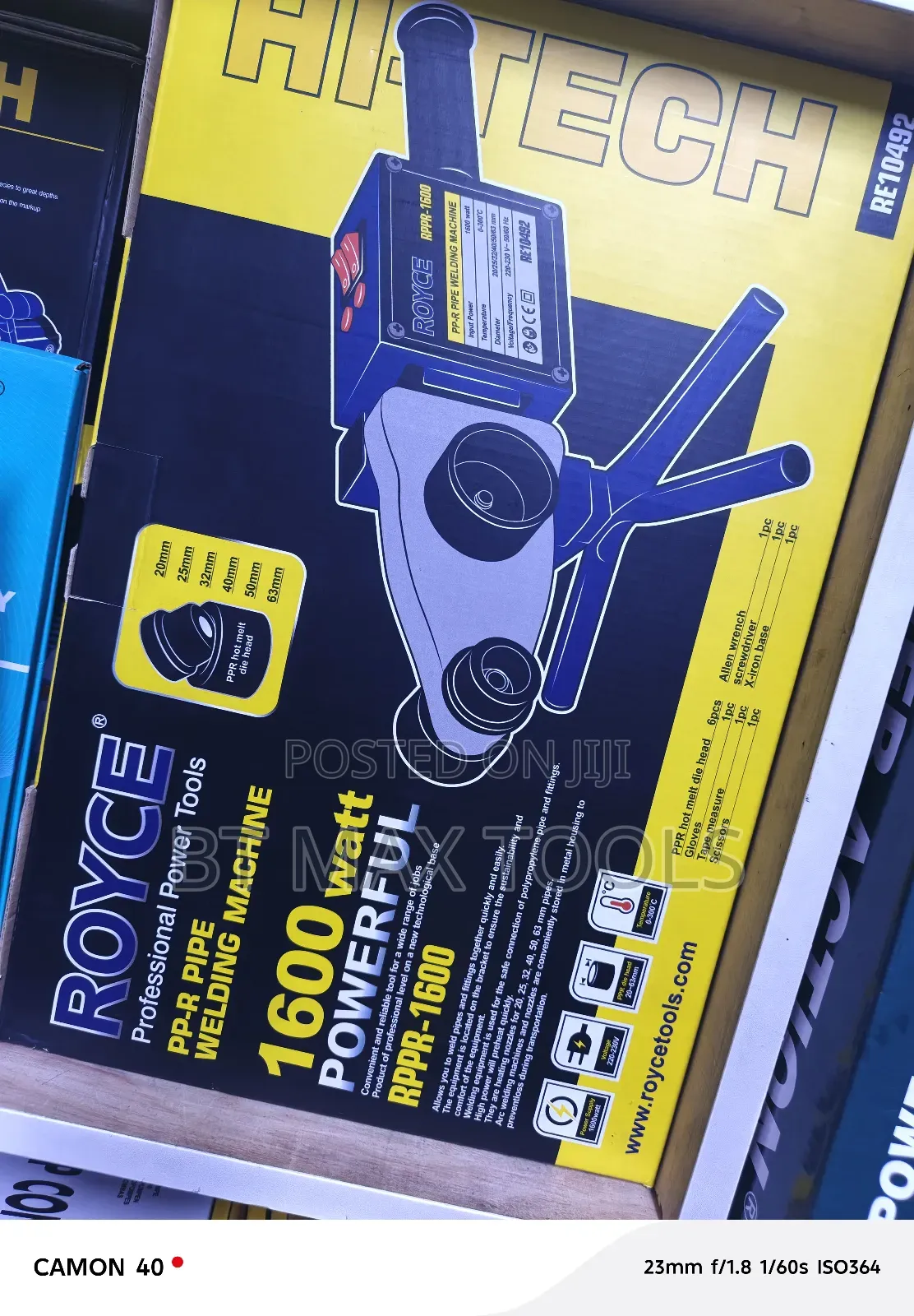 Royce Pipe Welding Machine 1600w