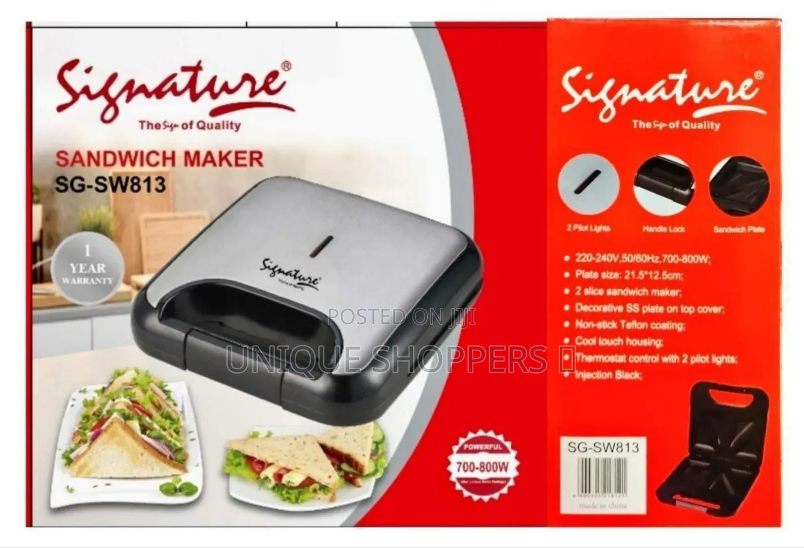Signature Sandwich Maker