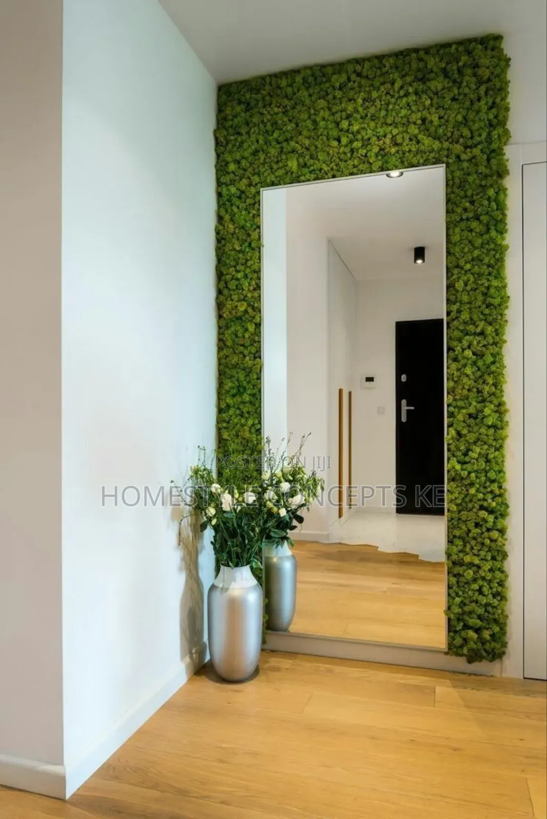 Grass Flower Wall Design Backdrop/Background Hotel Home Balcony